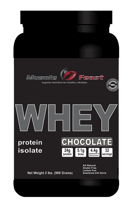 Chocolate Whey Protein Isolate - 2lbs
