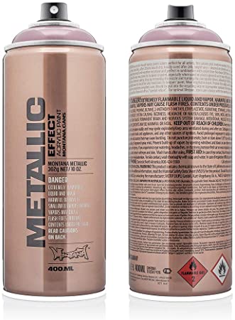 Montana Cans Montana Effect 400 ml Metallic Color, Rose Spray Paint