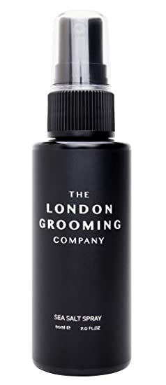 The London Grooming Company Sea Salt Texturizing Spray for Men - Firm Hold and Matte Finish - 2 fl oz Water Based Men's Hair Product for Texture and Volume, Easy to Wash Out - Oud Wood Scent