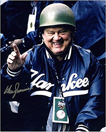 Don Zimmer New York Yankees Autographed 8" x 10" Military Hard Helmet Photograph - Fanatics Authentic Certified