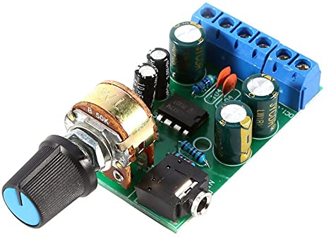 Lysee DC1.8-12V TDA2822M Amplifier 2.0 Channel Stereo 3.5mm AUX Audio Amp Board Module