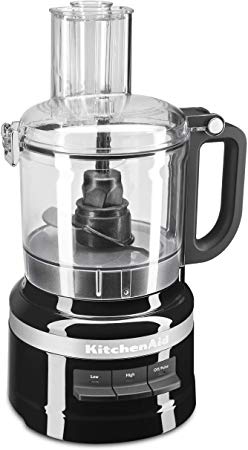 KitchenAid KFP0718OB Easy Store Food Processor, 7 Cup, Onyx Black