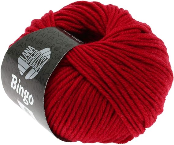 Lana Grossa Bingo Yarn, 44 Cherry Red