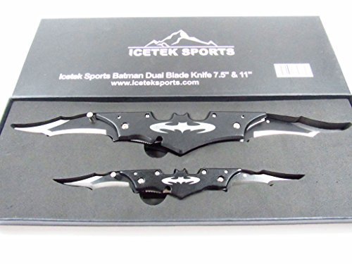 Icetek Sports H031F Batman Knife Combo, 11.5" & 7.5"