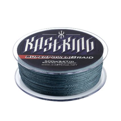 KastKing SuperPower Braid Fishing Line 500M (550 Yards)/1000M(1100 Yards) Advanced Superline