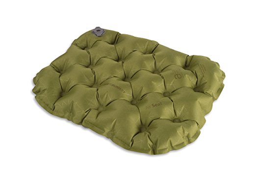 Sea to Summit Air Seat - Stadium & Sporting Event Inflatable Compact Cushion, Green