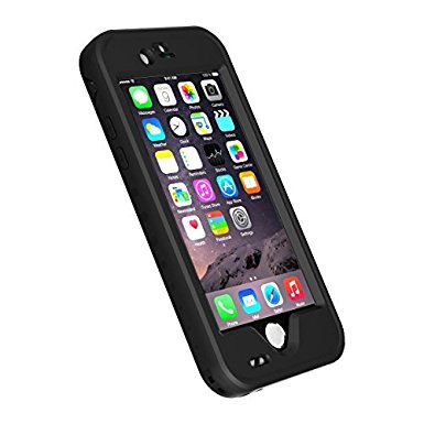 iPhone 6 Waterproof Case, iThrough Stand Function Waterproof Case, Dust Proof, Snow Proof, Shock Proof Case with Touched Transparent Screen Protector, Heavy Duty Protective Carrying Cover Case includes a 3.5mm AUX Cable for iPhone 6 (4.7 inch)