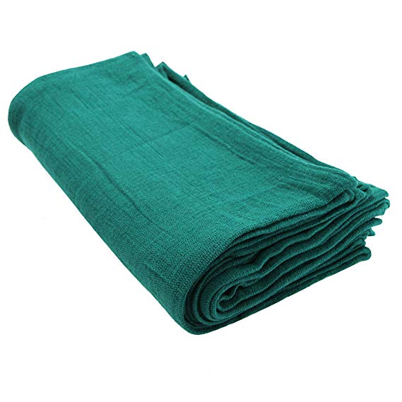 Arkwright | Absorbent Low Lint Surgical Huck Towels 16" x 26" Pack of 12 Hunter Green
