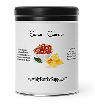 Salsa Garden Seed Kit - 10 Heirloom Seed Variety Pack For This Season of Long-Term Storage - No Hybrids or GMOs