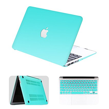 Bodyguard MacBook Retina15 case,Plastic Hard Case with Keyboard Cover for Apple MacBook Retina 15 inch(A1398),Turquoise