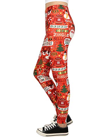 HDE Trendy Design Workout Leggings - Fun Fashion Graphic Printed Cute Patterns