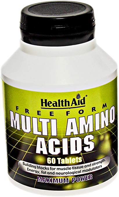 HealthAid Free Form Multi Amino Acids - 60 Tablets