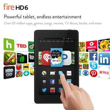 Fire HD 6 6 HD Display Wi-Fi 16 GB - Includes Special Offers Black