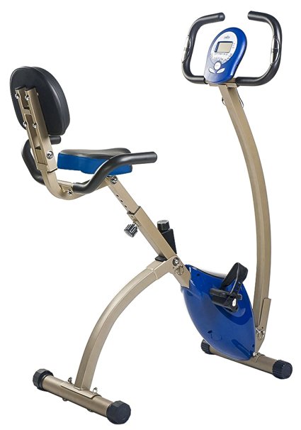 Merax® Folding Adjustable Magnetic Upright Exercise Bike Fitness Machine