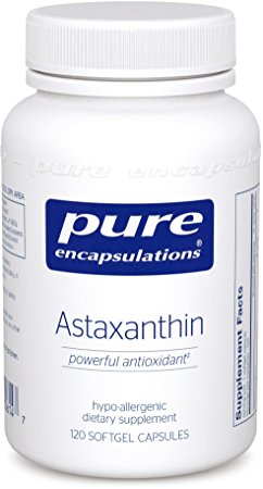 Pure Encapsulations - Astaxanthin - Stable, Fat-Soluble Antioxidant Supplement - 120 Softgel Capsules