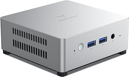 MINISFORUM Mini PC UN100L Alder Lake N100 Windows 11 Home Desktop Computer, 16GB RAM   512GB SSD, HDMI/DP/USB-C 4K Triple Display, 4X USB Port, 2.5inch SATA HDD Slot, TF Card Slot Small Form Factor