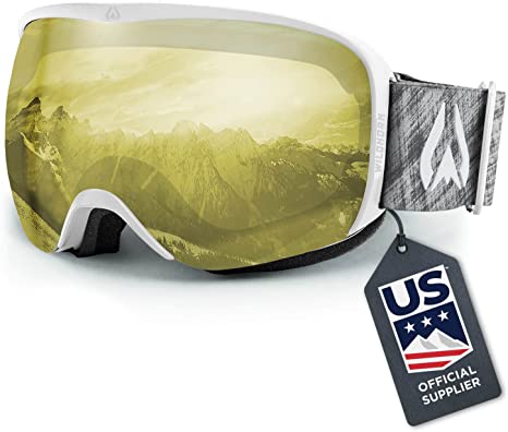 WILDHORN Cristo Ski Goggles - US Ski Team Official Supplier - Snow Goggles for Men, Women & Youth