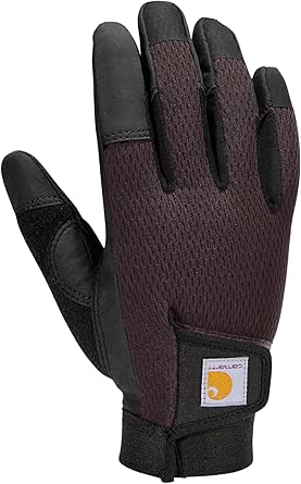 Carhartt Women's Synthetic Leather High Dexterity Touch Sensitive Secure Cuff Glove