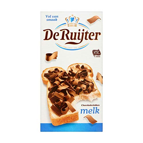 Deruyter ChocoadeVlokken Melk(Milk Chocolate FLAKES), 10.5-Ounce Box