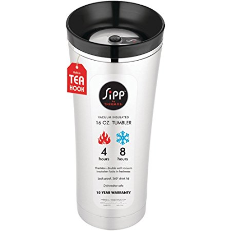 Thermos Ns105bk004 Sipp (tm) Vacuum Insulated Tumbler