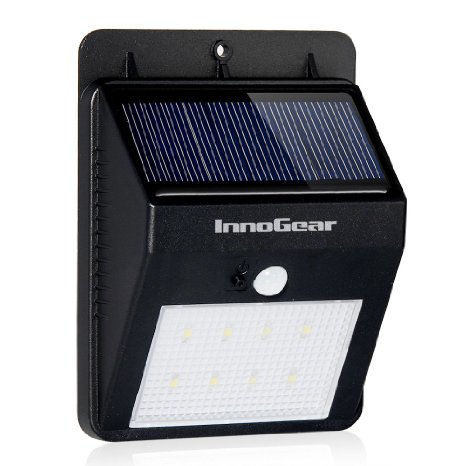 InnoGear Solar Motion Sensor Light Outdoor Wall Sconces Security Night Lights