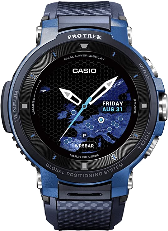 Casio Pro Trek Touchscreen Outdoor Smart Watch Resin Strap