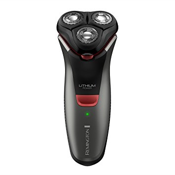 Remington PR1340 R4000 Series Men's Electric Razor with 360 Degree PowerFlex Heads, Black/Red