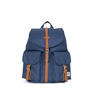 Herschel Supply Co. Dawson X-Small, Navy/Tan Synthetic Leather