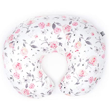 Minky Nursing Pillow Cover - Slipcover ONLY - Petal Slipcover - Best for Breastfeeding Moms - Soft Fabric Fits Snug On Infant Nursing Pillows to Aid Mothers While Breast Feeding