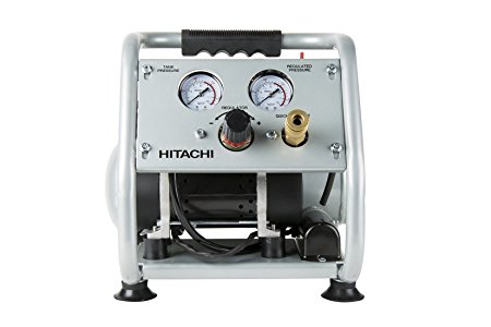 Hitachi EC28M Ultra Quiet (59 DB) Oil-Free Portable 1 gallon Air Compressor