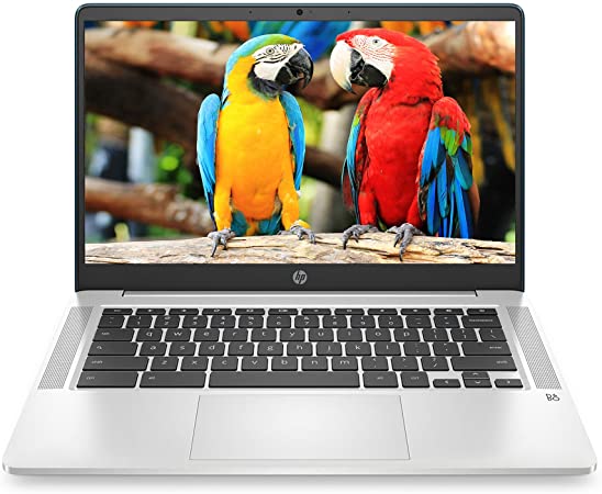 HP Chromebook 14-inch FHD Laptop, Intel Celeron N4000, 4 GB RAM, 32 GB eMMC, Chrome (14a-na0090nr, Forest Teal)