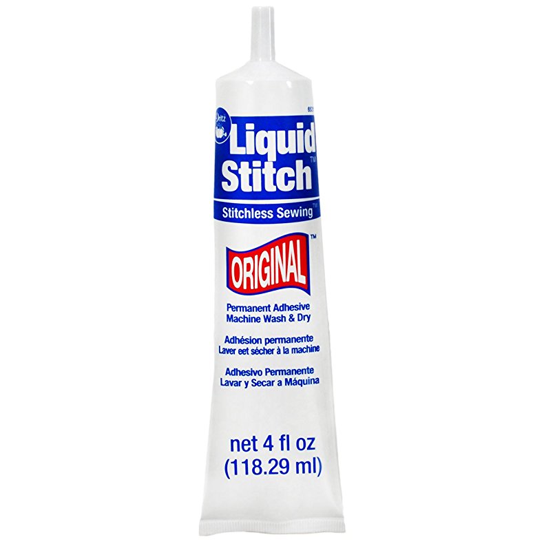 Dritz 653111 Adhesive Uncarded Liquid Stitch, 4-Ounce