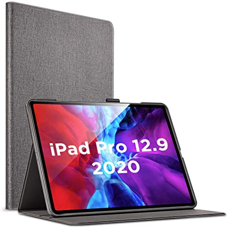 ESR Urban Premium Folio Case for iPad Pro 12.9" 2020 & 2018 [Supports Apple Pencil 2 Wireless Charging] Book Cover Design, Multi-Angle Viewing Stand, Auto Sleep/Wake for iPad 12.9", Twilight