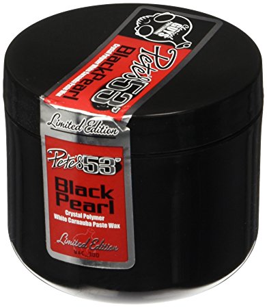 Chemical Guys WAC_300 Pete's '53 Black Pearl Crystal Polymer White Carnuba Paste Wax(8 oz)
