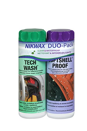 Nikwax Tech Wash and Softshell Proof Wash-In Duo-Pack - 300 ml