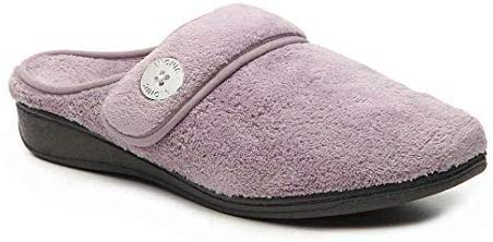 Vionic Women's Indulge Sadie Mule Slipper - Ladies Slipper Concealed Orthotic Support