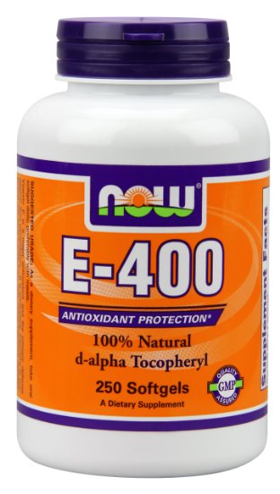 NOW Foods E-400, 250 Softgels