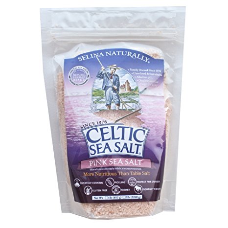 Celtic Sea Salt Pink Sea Salt Bag, 1 Pound