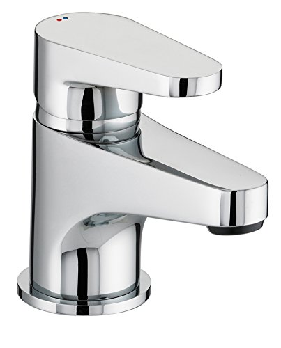 Bristan QST BAS C Quest Basin Mixer with Clicker Waste - Chrome Plated