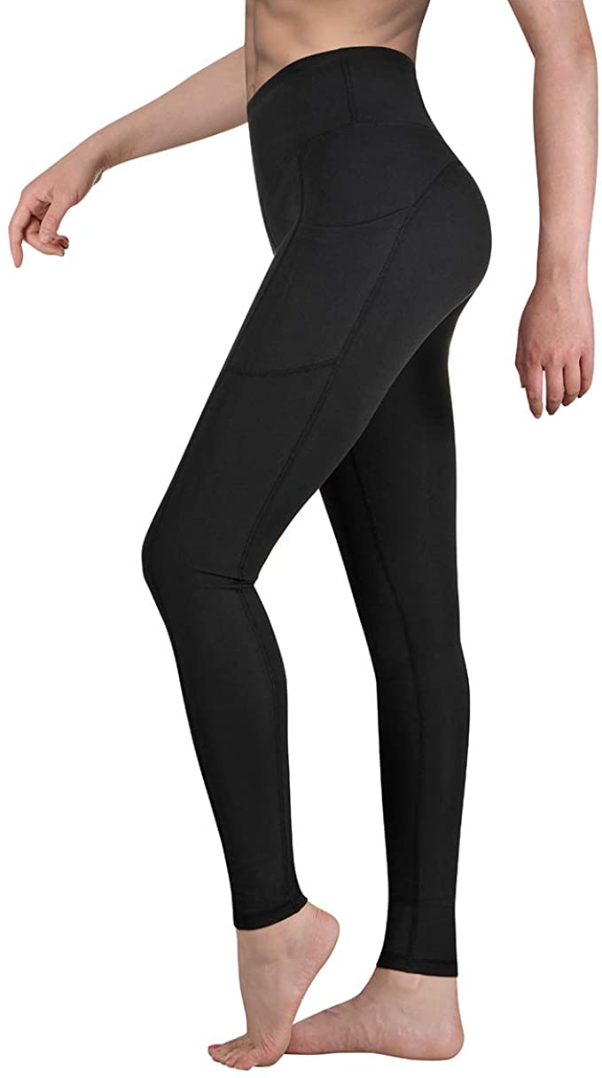 Duduma Yoga Pants for Women with Pockets Flex Tummy Control Workout Running 4 Way Stretch High Waist Sports Leggings DU1098