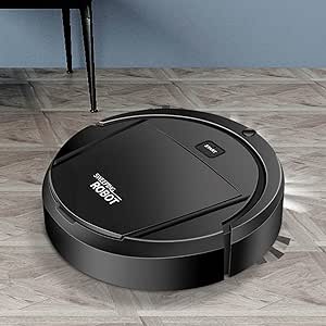 Today Deal, Robot Vacuum and Mop Combo, 3 in 1 Cleaning Sweeping and Sucking Robot Vacuum Cleaner, Household Intelligent Thin Robot Vacuum, Low-Noise, for Hard Floor, Pet Hair, Low-Pile Carpet