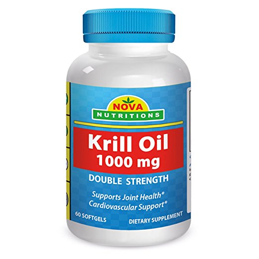 Krill Oil 1000 mg 60 Softgels by Nova Nutritions
