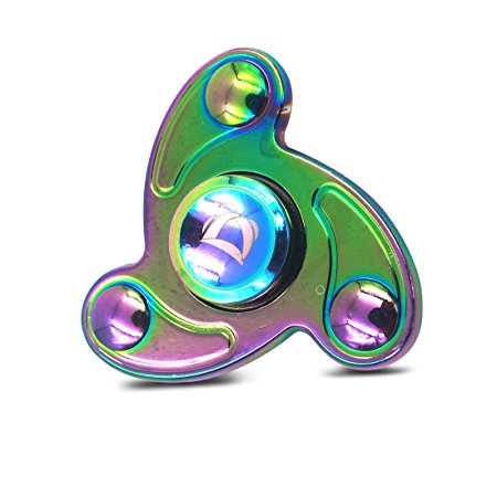 Kimitech Fidget Spinner long spinning time with High-Grade R188 Steel ball bearing for ADD ADHD Anxiety Autism Stress Relief.