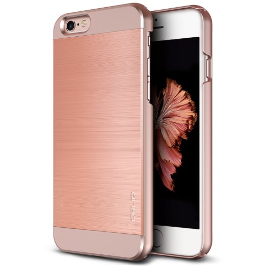 iPhone 6S Case OBLIQ Slim Meta IIRose Gold Premium Slim Fit Thin Armor All-Around Shock Resistant Polycarbonate Metallic Case for Apple iPhone 6S 2015 and iPhone 6 2014