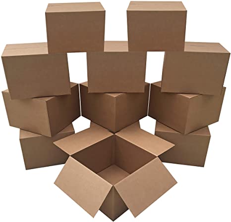 uBoxes Large Moving Boxes 20" x 20" x 15" (Pack of 12)