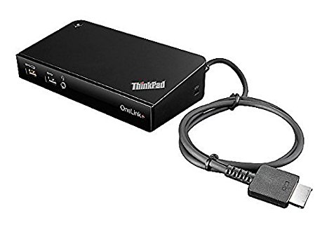 Lenovo ThinkPad OneLink Plus Docking station 40A40090US (Ultra High Definition Video, 4k Output, X1 Carbon 4th gen, X1 Yoga, Yoga 260, 90W AC)