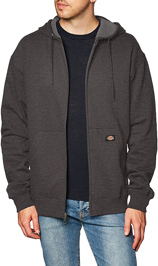 Dickies Men's Full Zip Fleece Hoodie