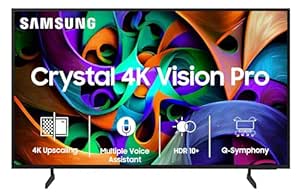 Samsung 108 cm (43 inches) Crystal 4K Vision Pro Ultra HD Smart LED TV UA43DUE76AKLXL (Black)