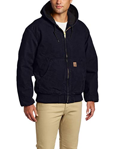 Carhartt Men's Quilted Flannel Lined Sandstone Active Jacket J130