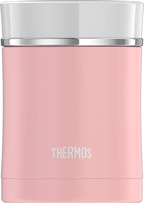 Thermos NS3408PK4 Sipp Stainless Food Jar 16 Ounce Matte Pink